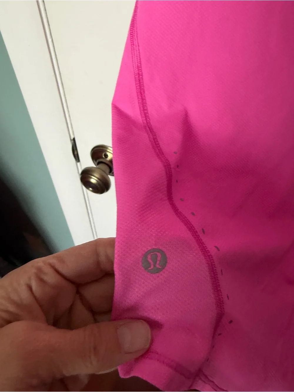 Lululemon fast and free top sonic pink